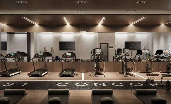 Experience the ultimate in luxury living at Amnia BK's expansive fitness center. Our state-of-the-art facility offers a wide range of cutting-edge equipment and amenities, designed to elevate your fitness journey. With stunning views of Downtown Brooklyn, our fitness center provides the perfect backdrop for your workouts. Achieve your goals in style and enjoy the convenience of a world-class fitness experience right at your doorstep. Elevate your lifestyle at Amnia BK.